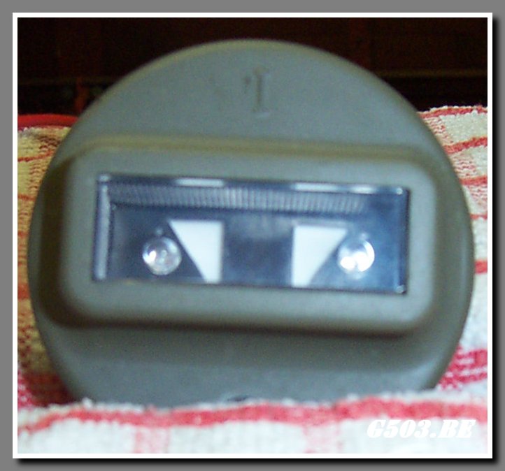 lens after fitting LED's